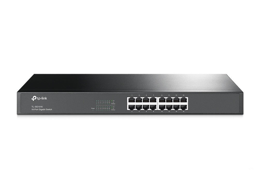 16Port 10/100/1000Mbps Rackmount Gigabit Switch (TP-Link SG1016) 16Port 10/100/1000Mbps Rackmount Gigabit Switch (TP-Link SG1016)